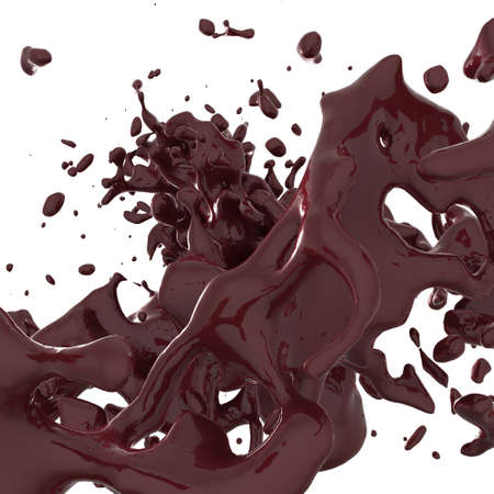 This is a 3d sculpture of a liquid form  の写真素材
