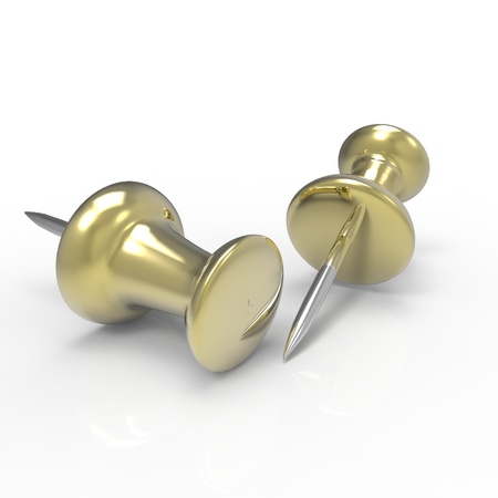 This is 3d illustrations of desk accesories on whithe background の写真素材