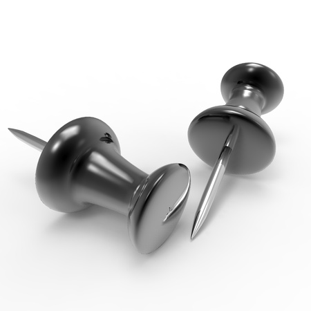 This is 3d illustrations of desk accesories on whithe background の写真素材