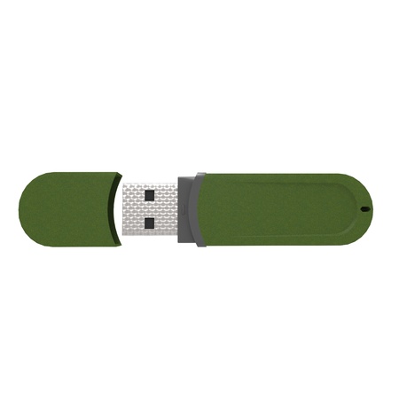 This is a 3d illustration off usb key device の写真素材