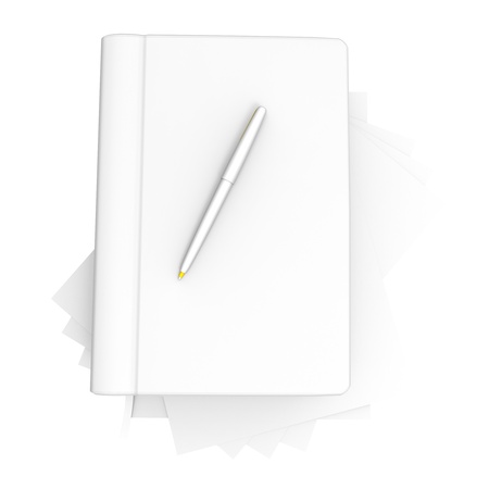 Illustration of Books,notebookの写真素材