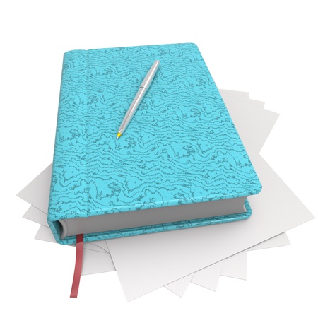 Illustration of Books,notebookの写真素材