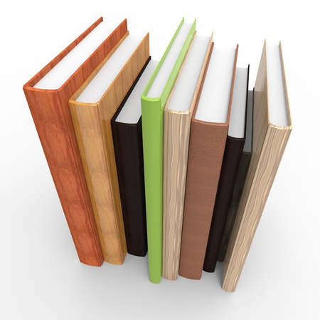 Illustration of Books,notebookの写真素材