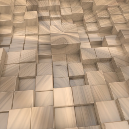 3D cubes backgroundの写真素材
