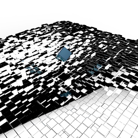 3D cubes backgroundの写真素材