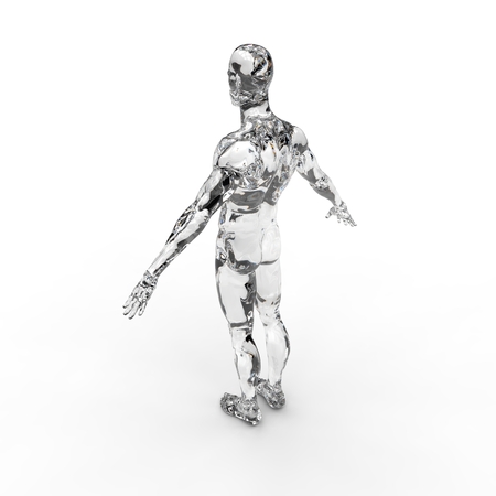 Men 3d illustration designの写真素材