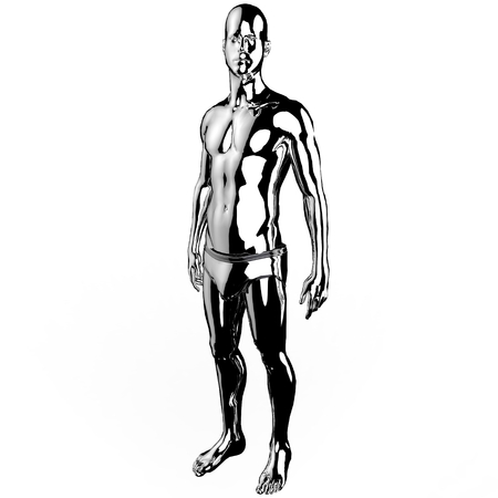 Men 3d illustration designの写真素材