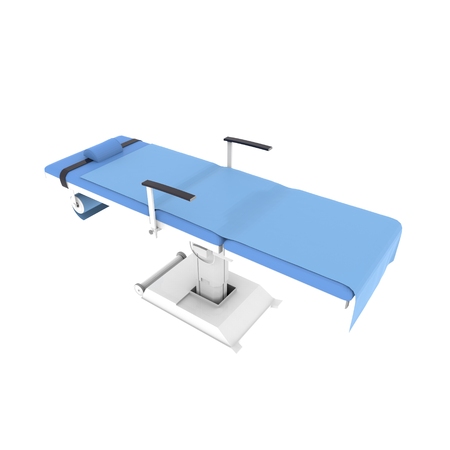 New and modern medical table on a white backgroundの写真素材