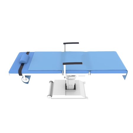 New and modern medical table on a white backgroundの写真素材