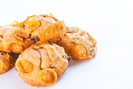 cookies Isolated On Whiteの写真素材