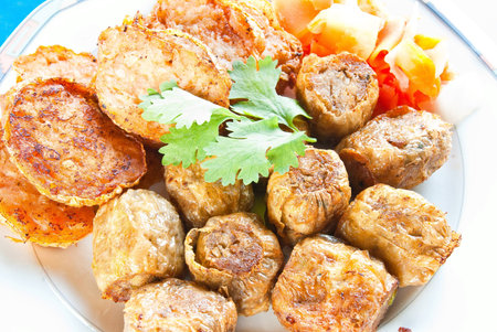 chicken roll の写真素材