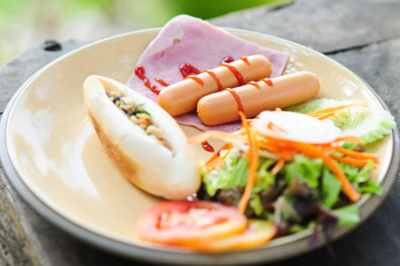 breakfastの写真素材