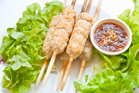 chicken rollの写真素材