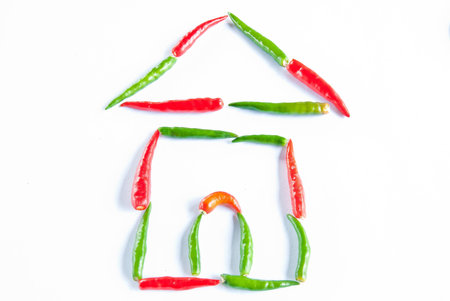 Chili Pepper,Houseの写真素材