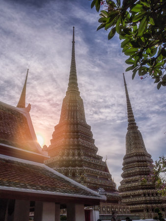Architecture, the Buddhist religion in Thailand.の写真素材