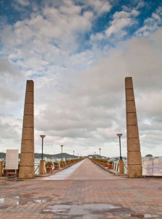 chalong pier phuket thailandの写真素材