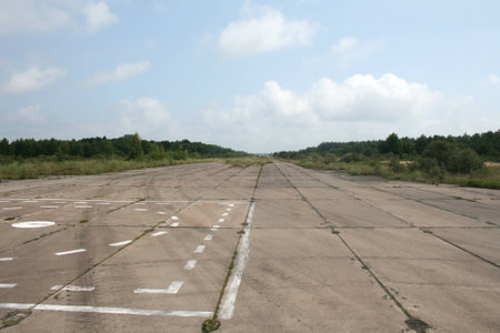 old German airfieldの写真素材