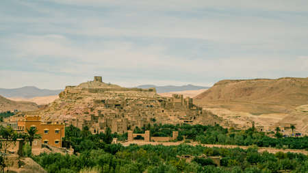 Kasbah Ait Ben Haddou in the Atlas Mountains of Morocco.の写真素材