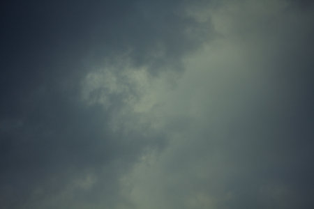 Beautiful blue sky clouds for background. Panorama of sky.の写真素材