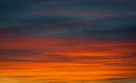 Beautiful blue sky clouds for background. Panorama of sky.の写真素材
