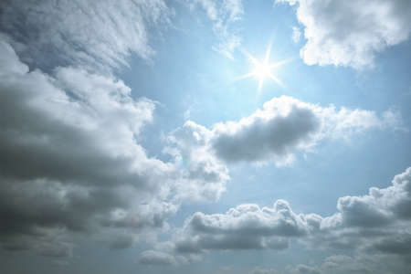 Low Angle View Of Sky At Sunsetの写真素材