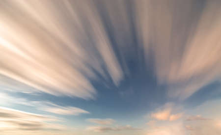 Low Angle View Of Sky At Sunsetの写真素材