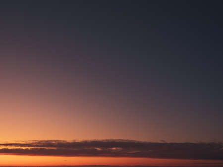 Low Angle View Of Sky At Sunsetの写真素材