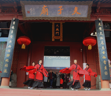 Chinese ancient danceのeditorial素材