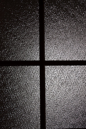 grunge glass wall