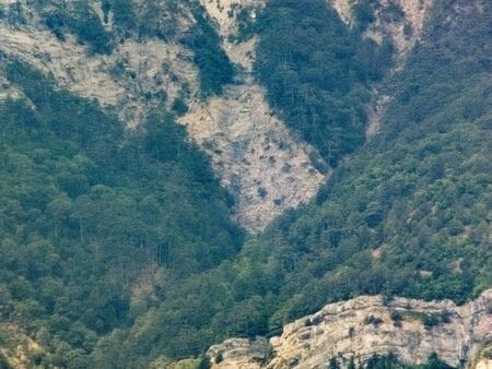 mountains summer sunny day, rest in the mountainsの写真素材