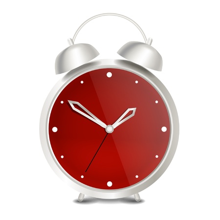 Steel vintage vector alarm clock のイラスト素材