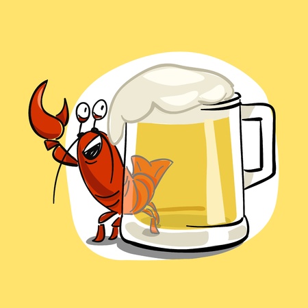 Hand drawn zodiac sign. cancerのイラスト素材