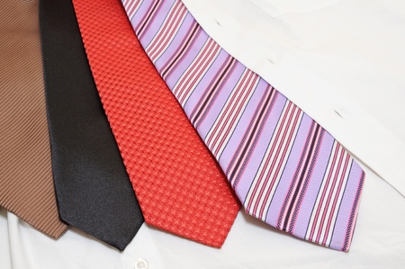 Tie collectionの写真素材