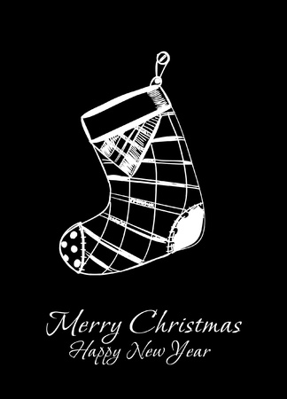 Christmas stockingのイラスト素材