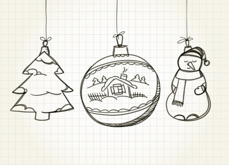 Ney Year toysのイラスト素材