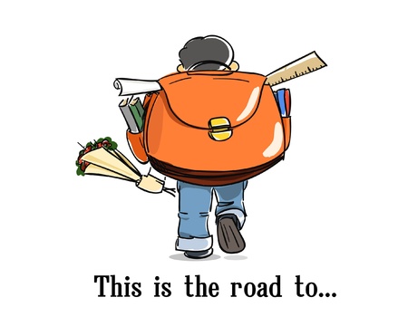 Young studentのイラスト素材