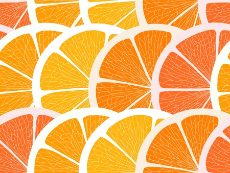 Citrus segments seamless backgroundのイラスト素材