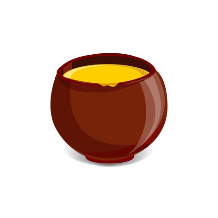 Pot full of honeyのイラスト素材