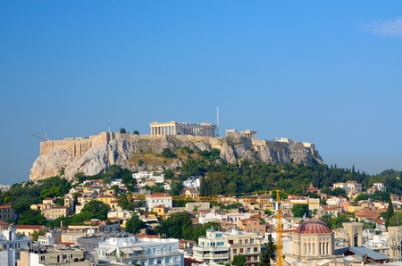 Parthenon in Acropolis. Greeceの写真素材