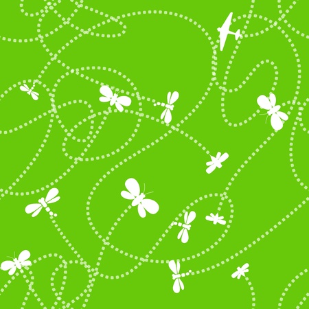 Insects trajectories backgroundのイラスト素材