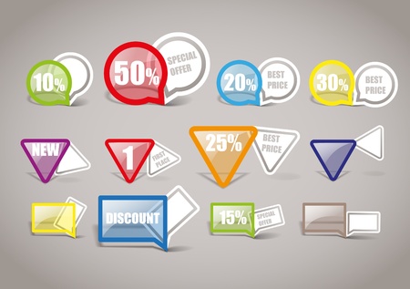  Clouds set. Ready for a textのイラスト素材