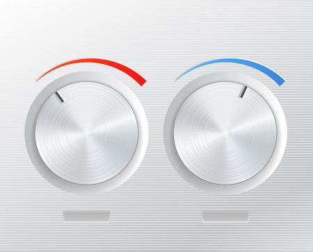  Metal vector knob  のイラスト素材