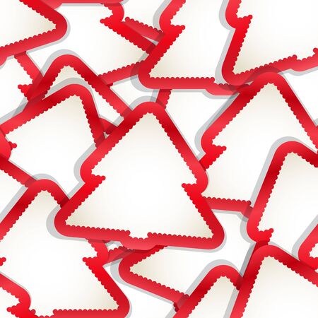 Abstract christmas trees seamless backgroundのイラスト素材