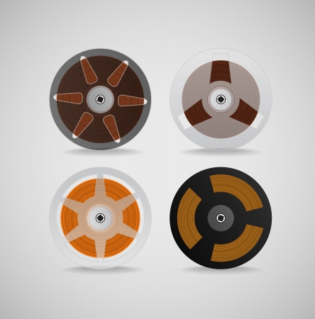 Vintage analogue music recordable babin  Illustrationのイラスト素材