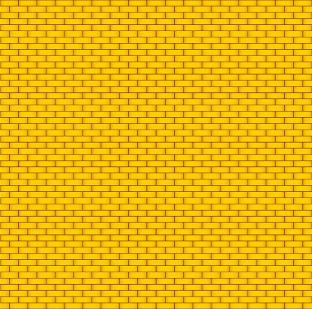 Yellow brick wall  Seamless backgroundのイラスト素材