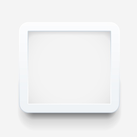 Empty frame on the wallのイラスト素材