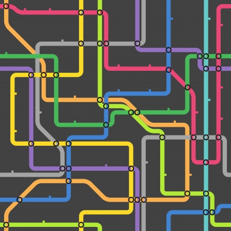 Abstract color metro schemeのイラスト素材