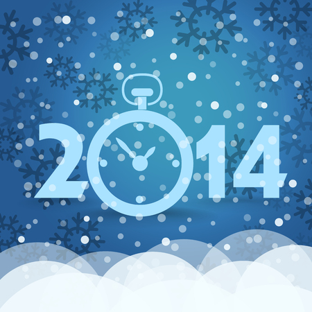 Christmas greeting card templateのイラスト素材