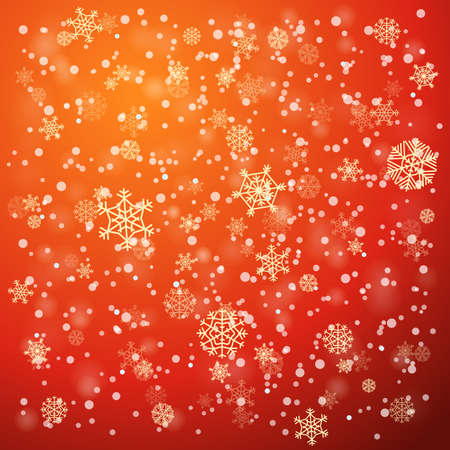 Snowfall in winter abstract backgroundのイラスト素材