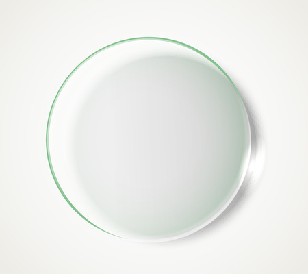 Circle advertising glass board  Place your textのイラスト素材